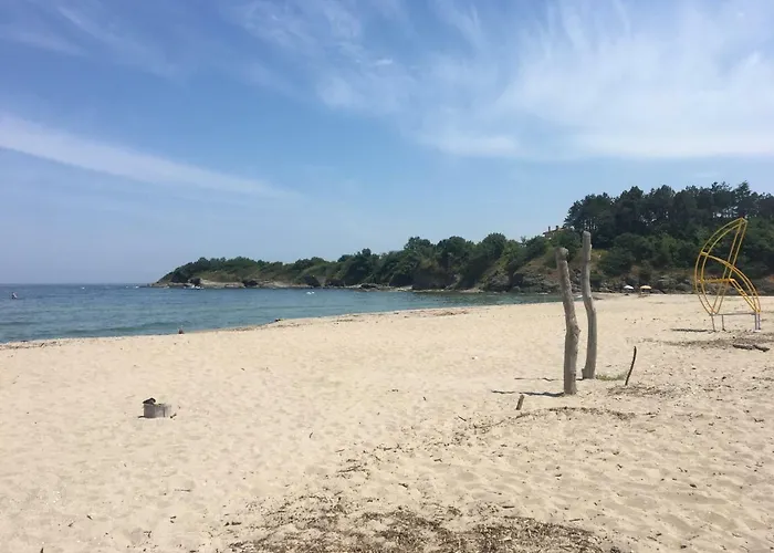 Campingplads Sea Caravan/camper On The