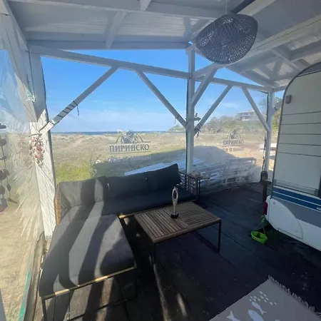 Campsite Sea Caravan/camper On The