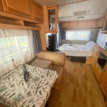 Sea Caravan/camper On The Campsite Kiten (Burgas)