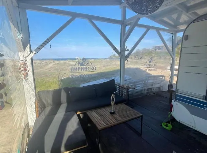 Campsite Sea Caravan/camper On The